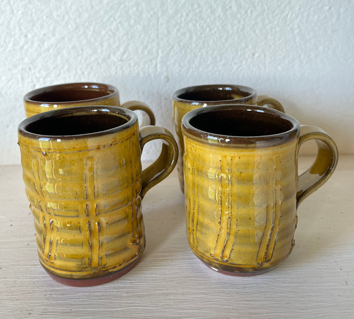 Yellow Espresso Cup Tyrii Pottery
