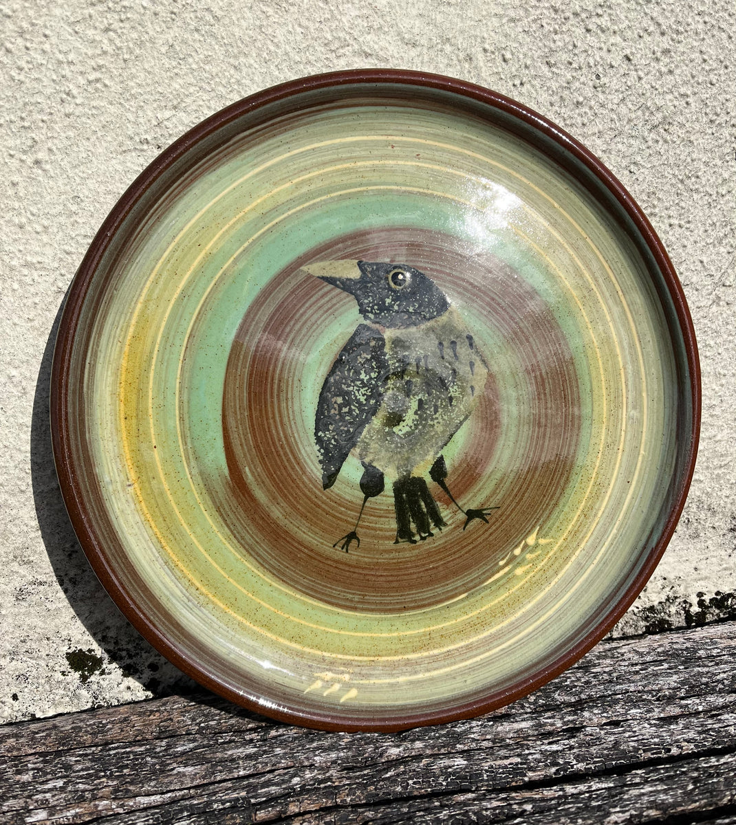 Crow Plate – Tyrii Pottery