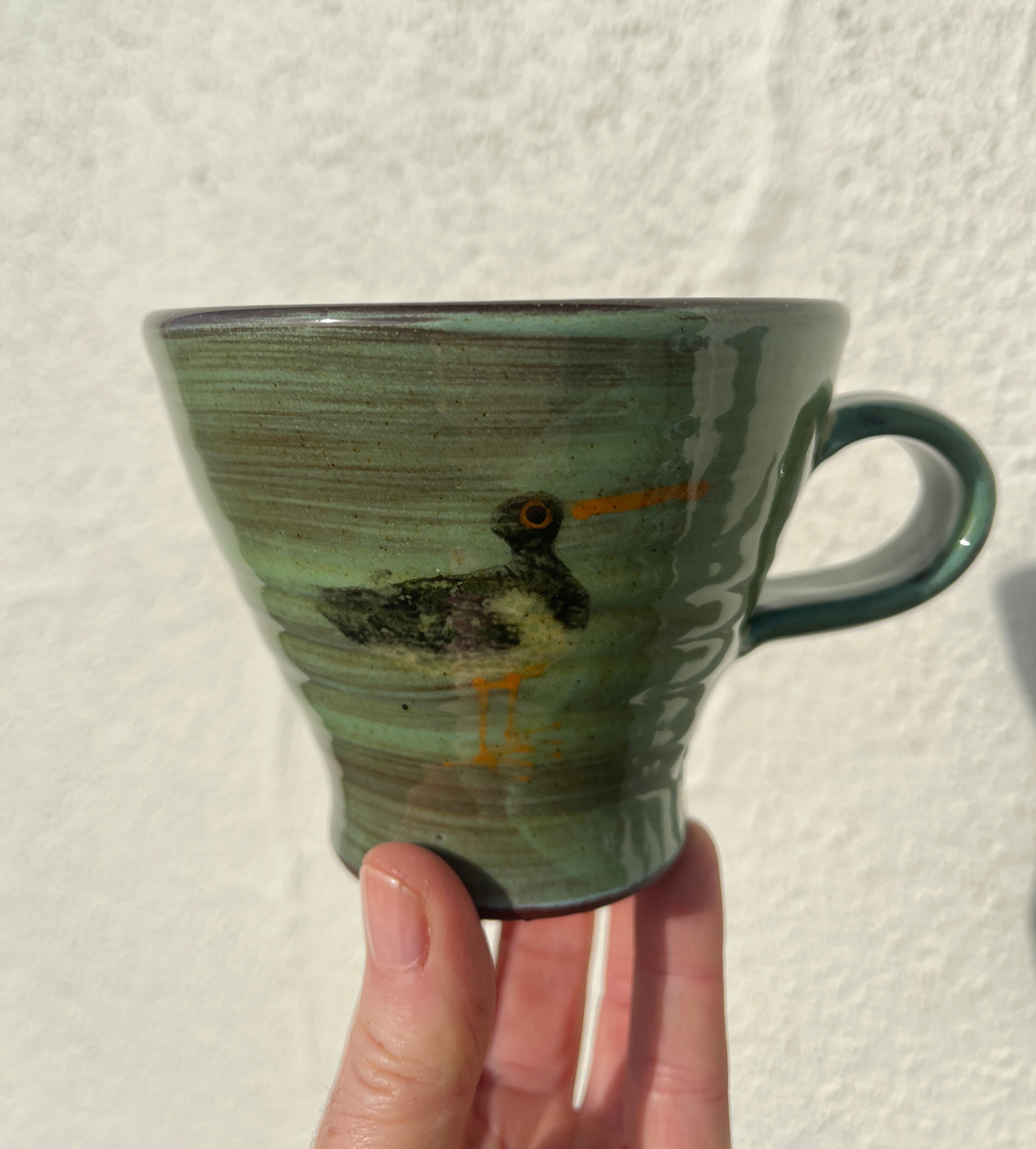 Turquoise Oystercatcher Mug
