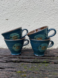 Blue Fish Mug