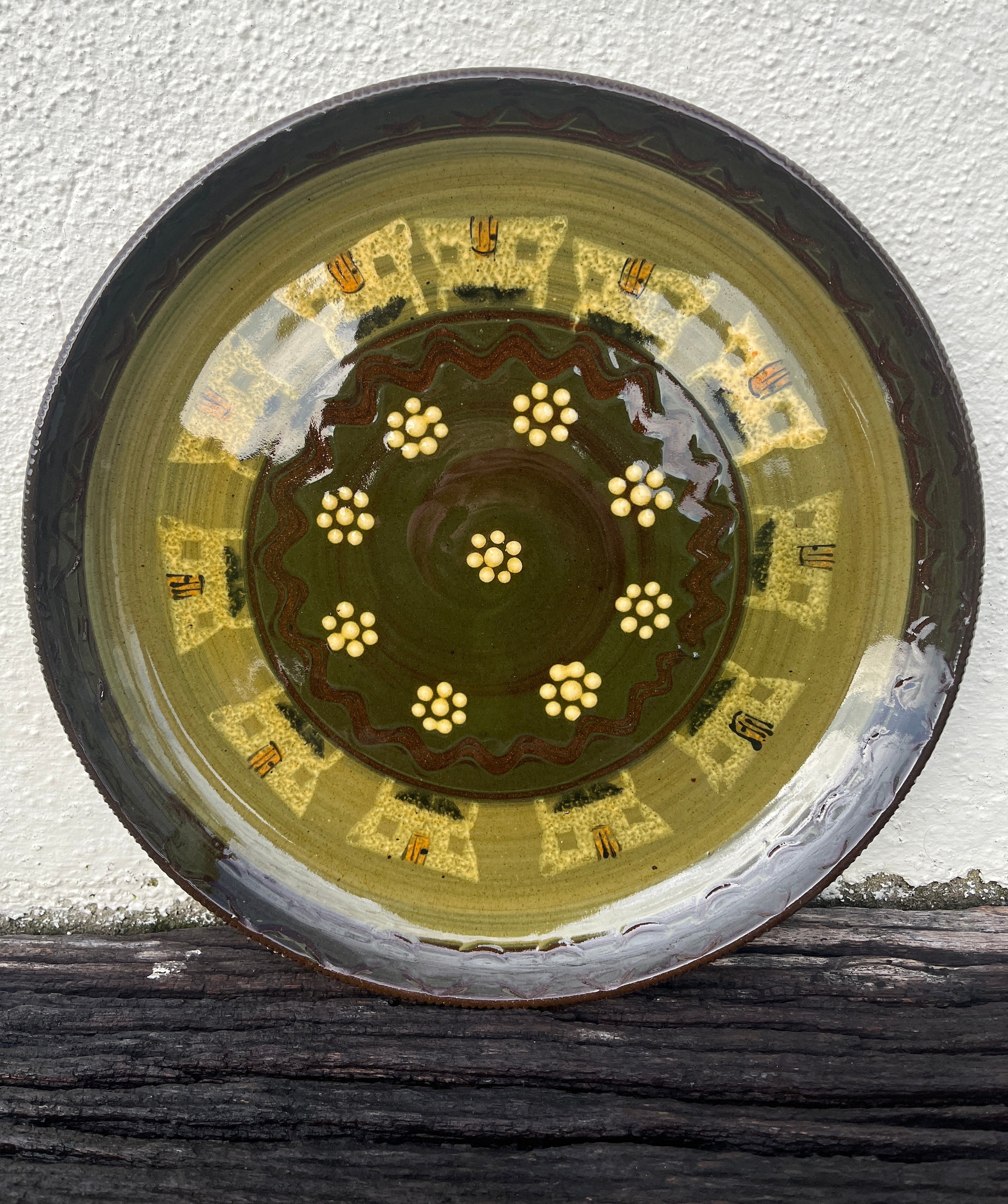 Dark Green Tiree Blackhouse Platter