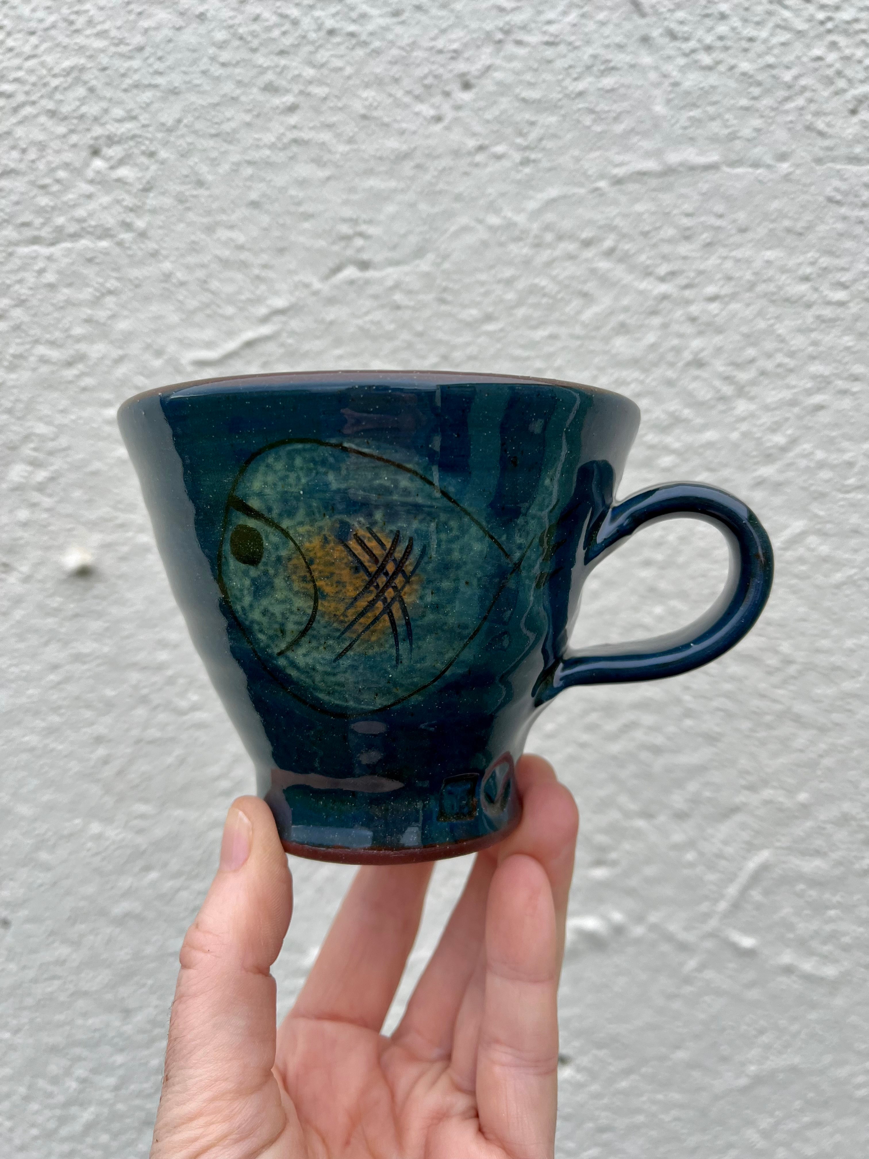 Blue Fish Mug