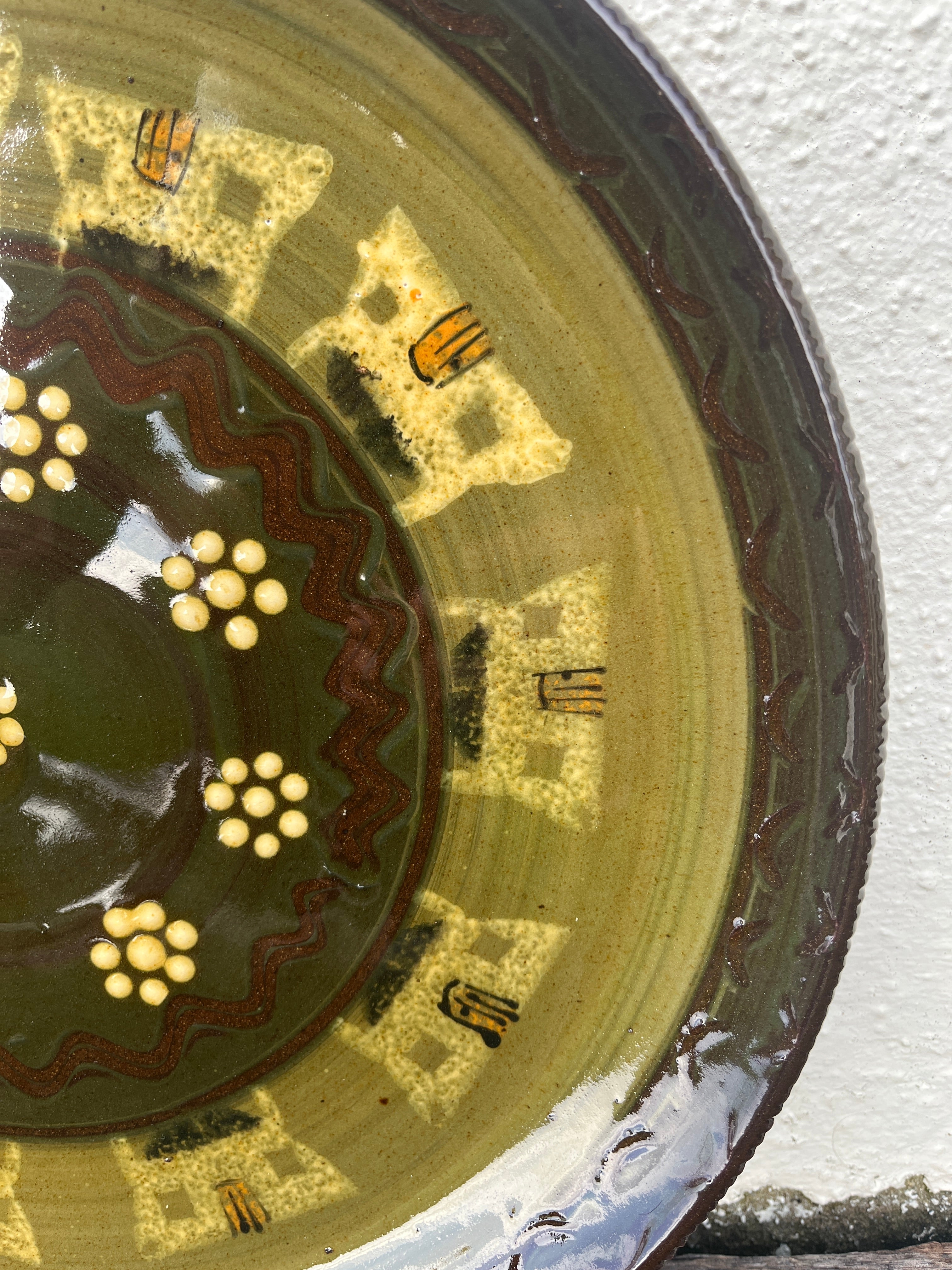 Dark Green Tiree Blackhouse Platter