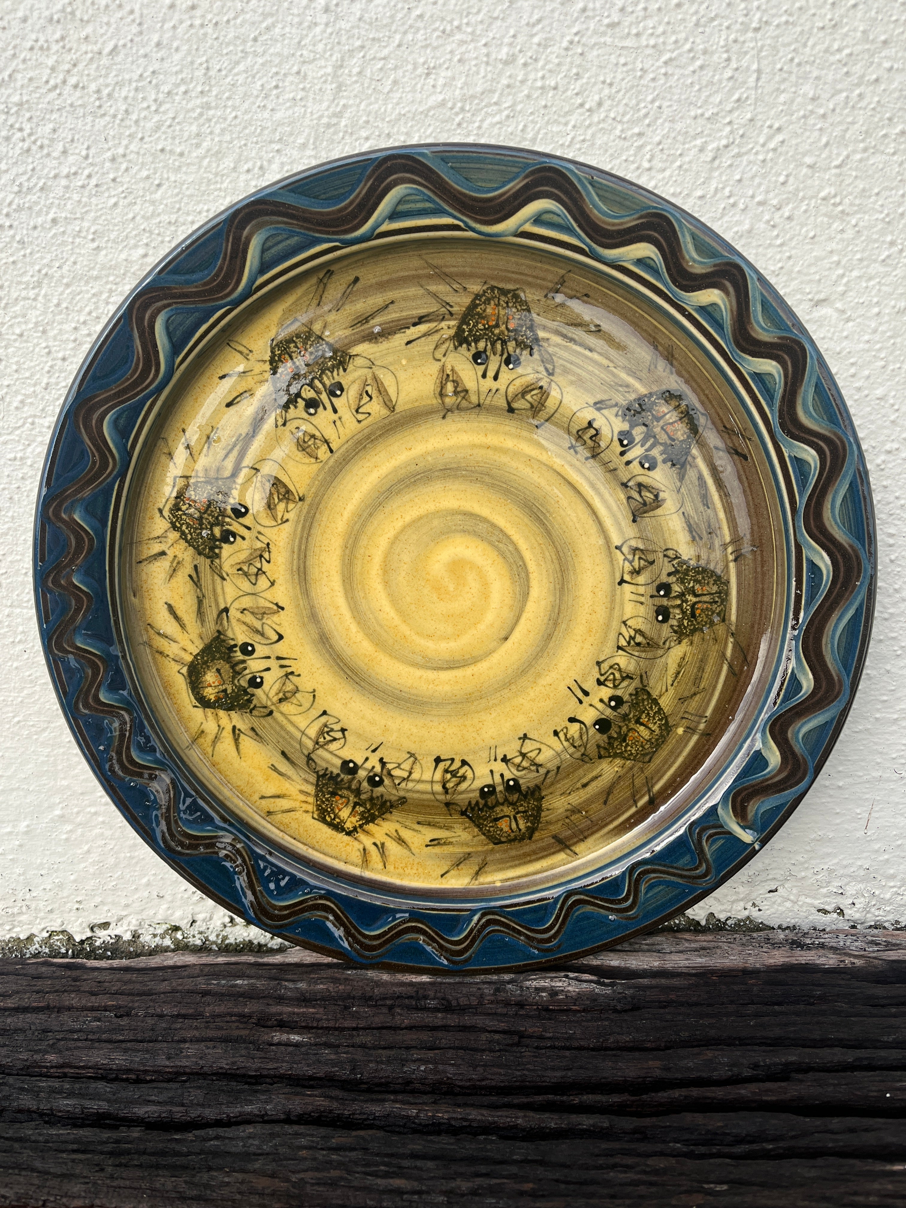 Dark Blue Crab Platter