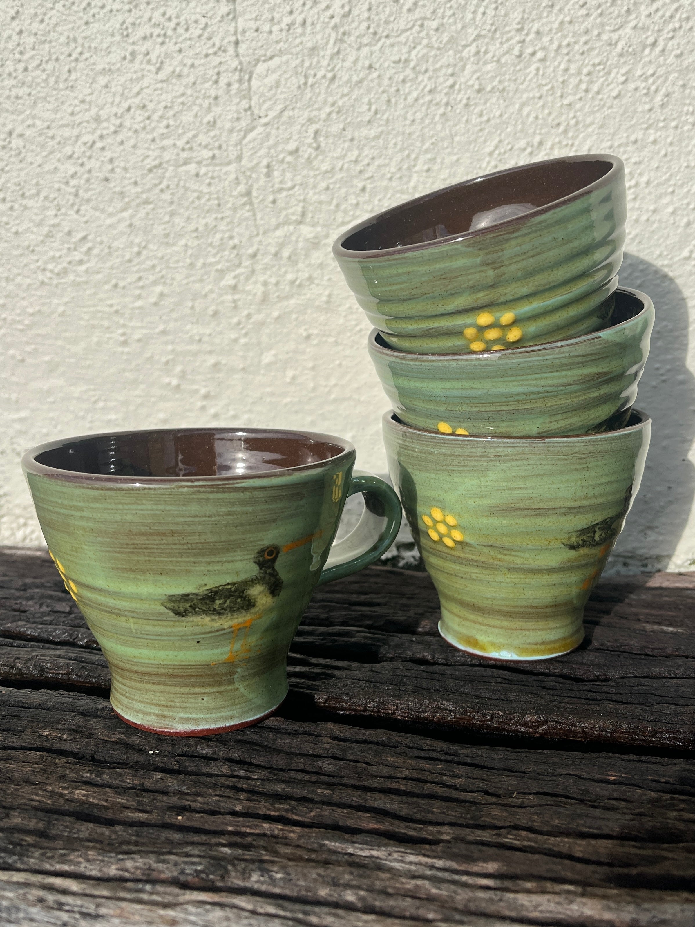 Turquoise Oystercatcher Mug