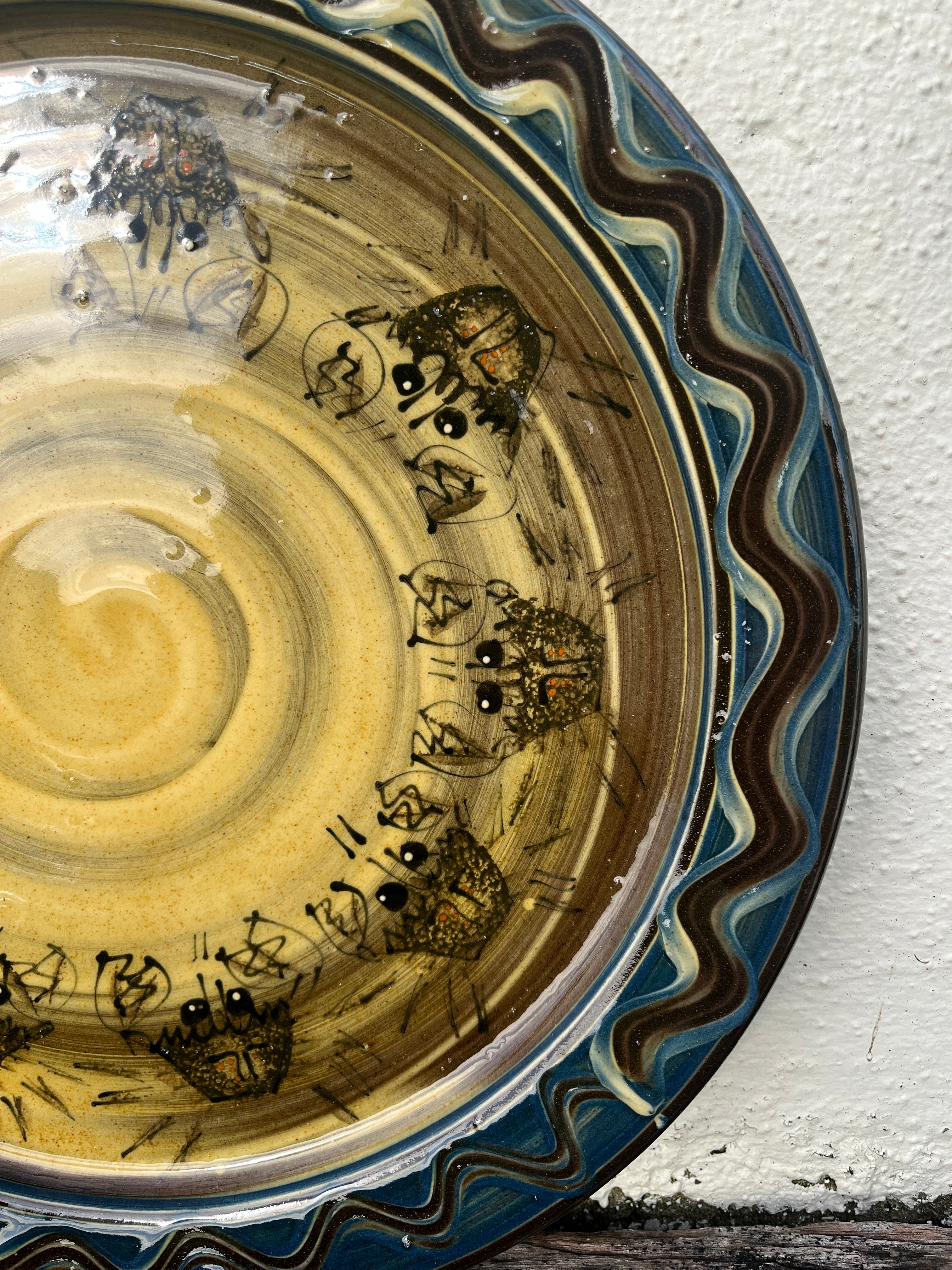 Dark Blue Crab Platter