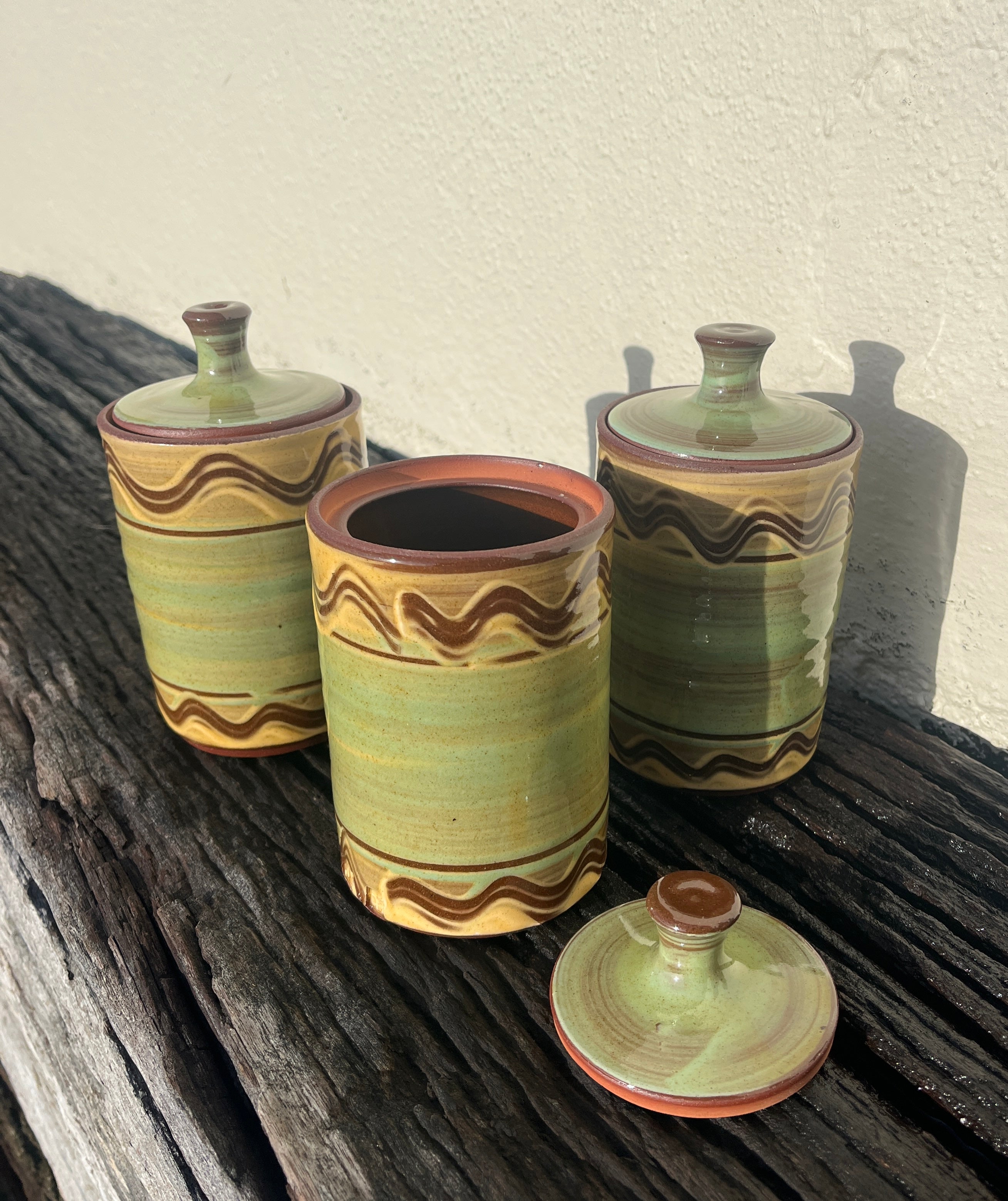 Turquoise Lidded Pot