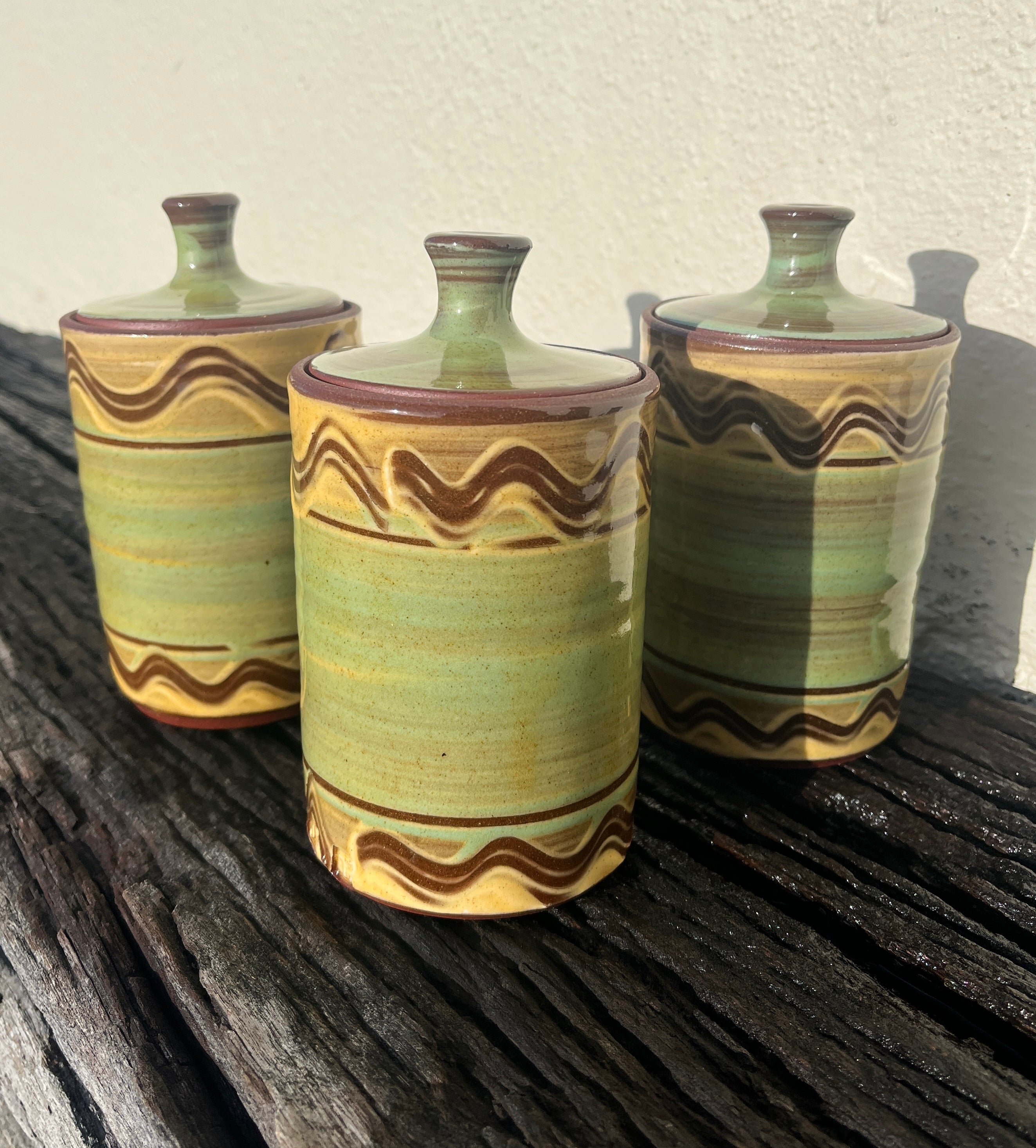 Turquoise Lidded Pot