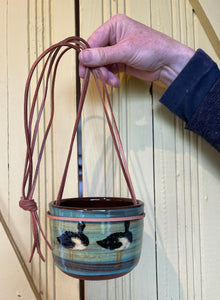 Oystercatcher Hanging Planter