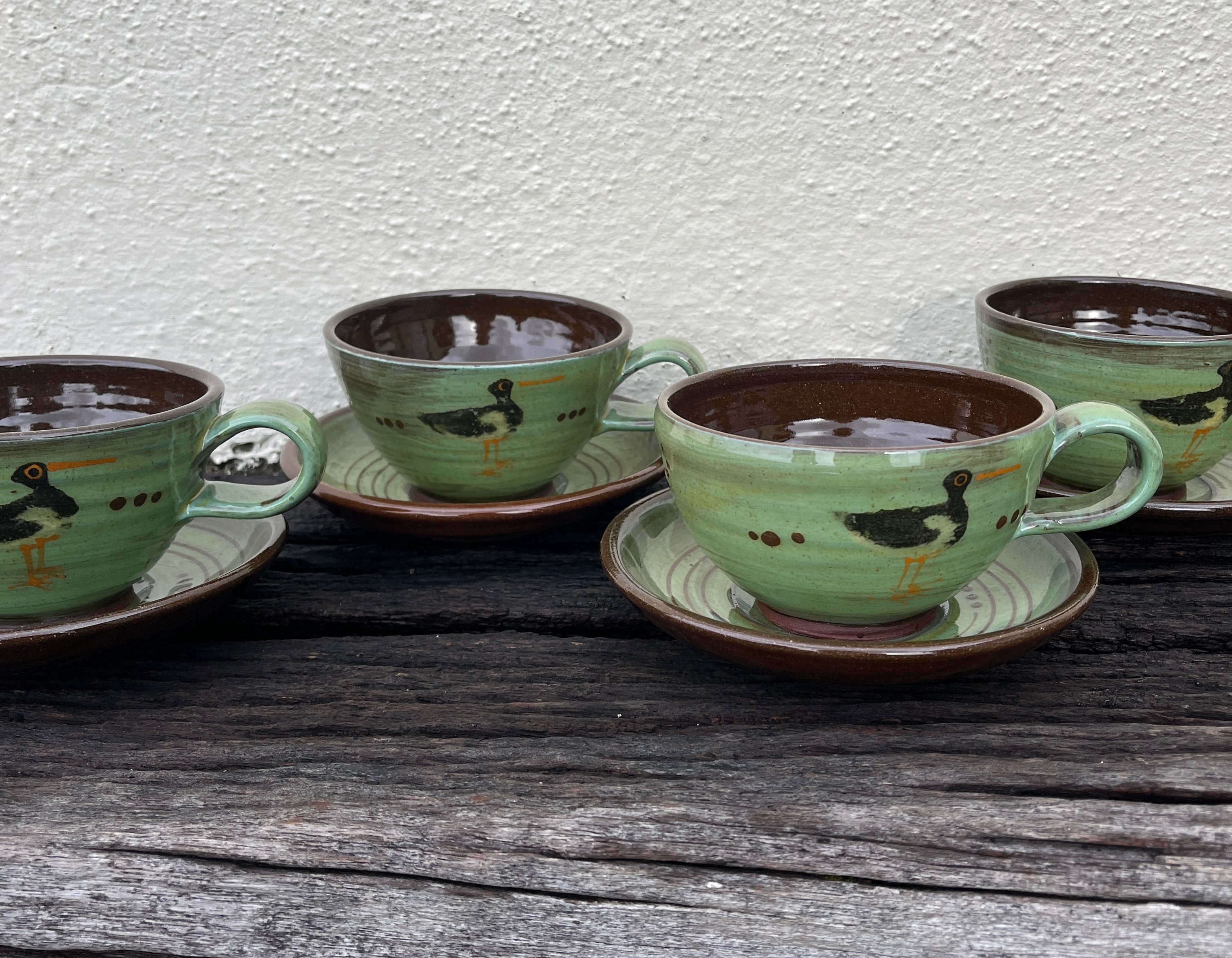 Oystercatcher Cup and Saucer