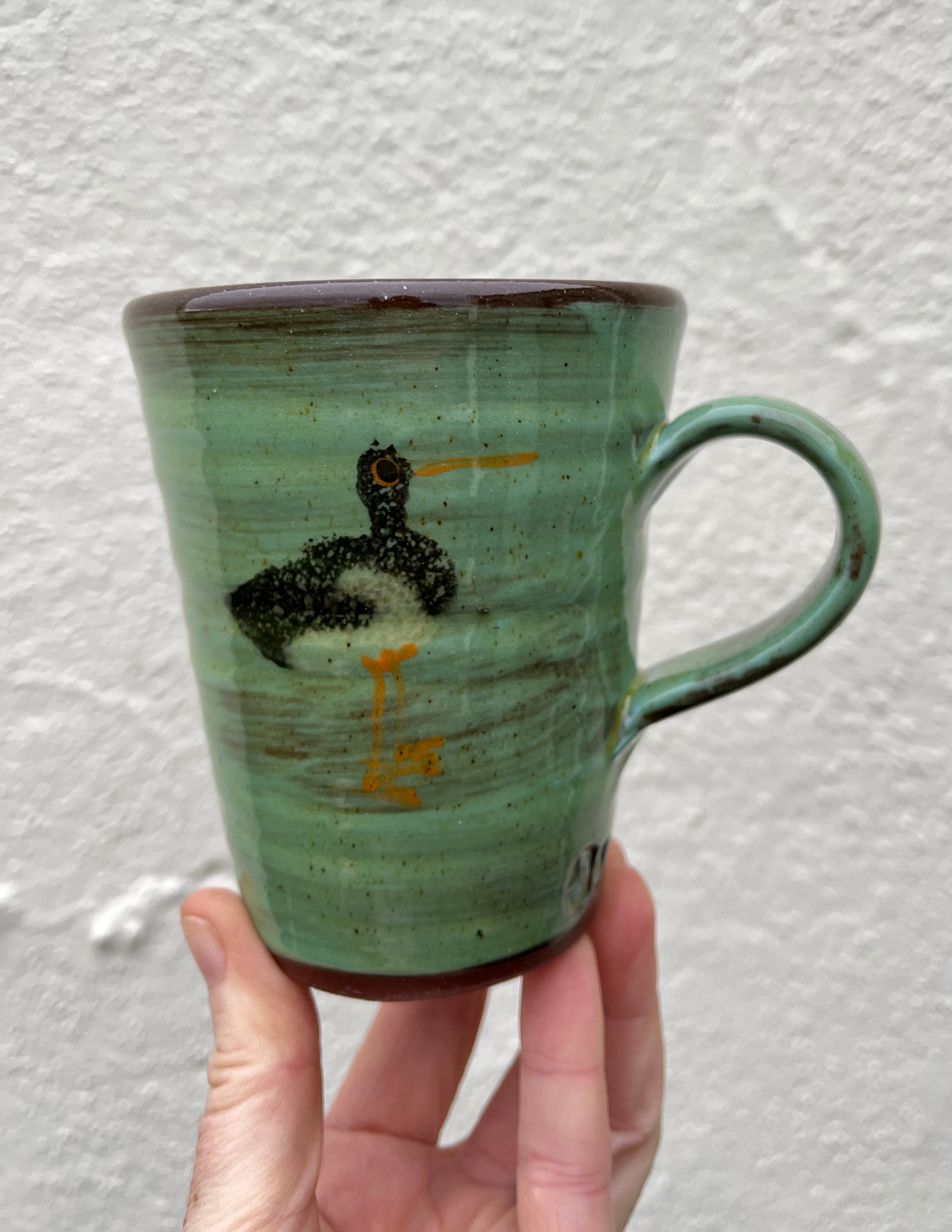 Turquoise Oystercatcher Mug