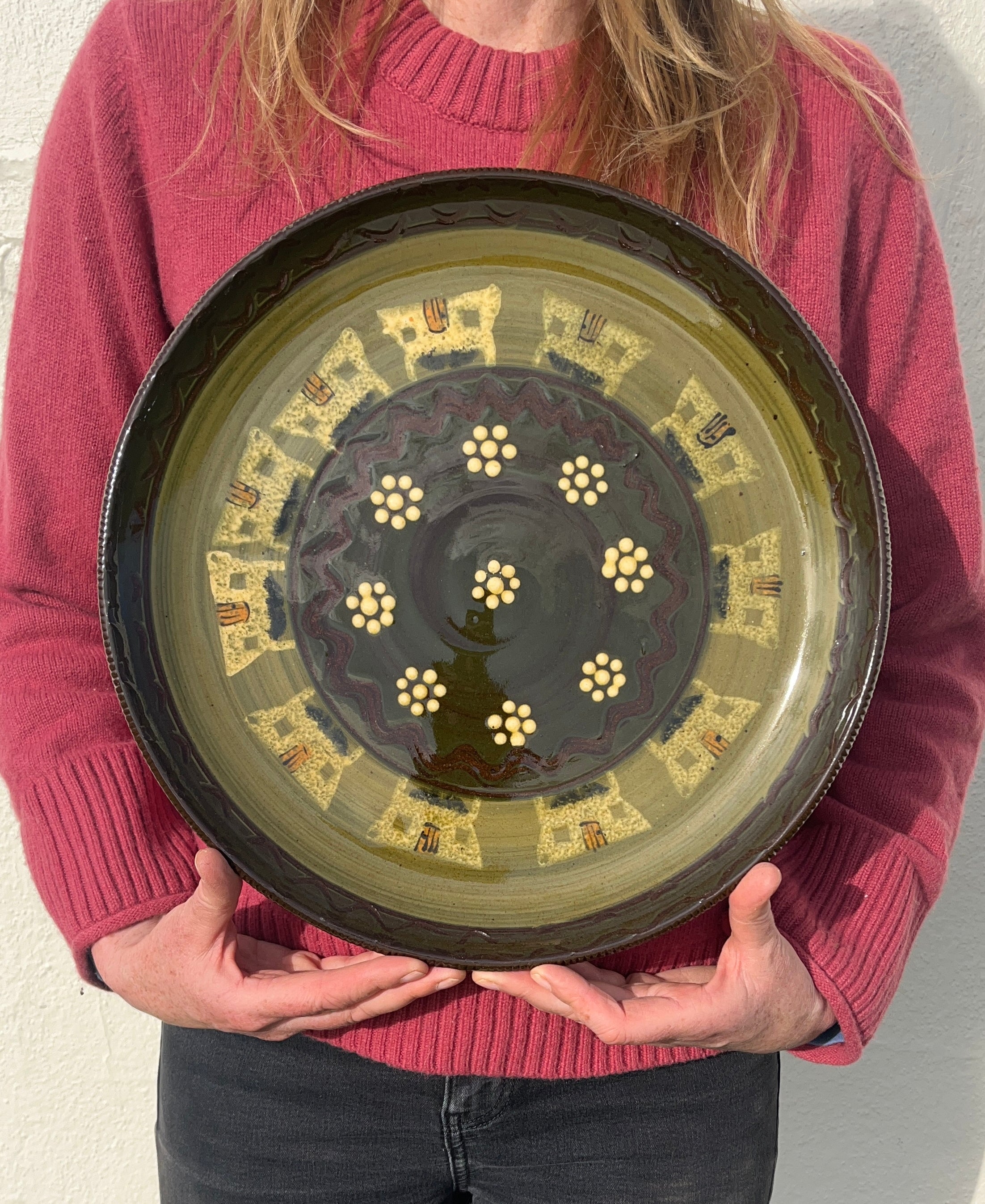 Dark Green Tiree Blackhouse Platter