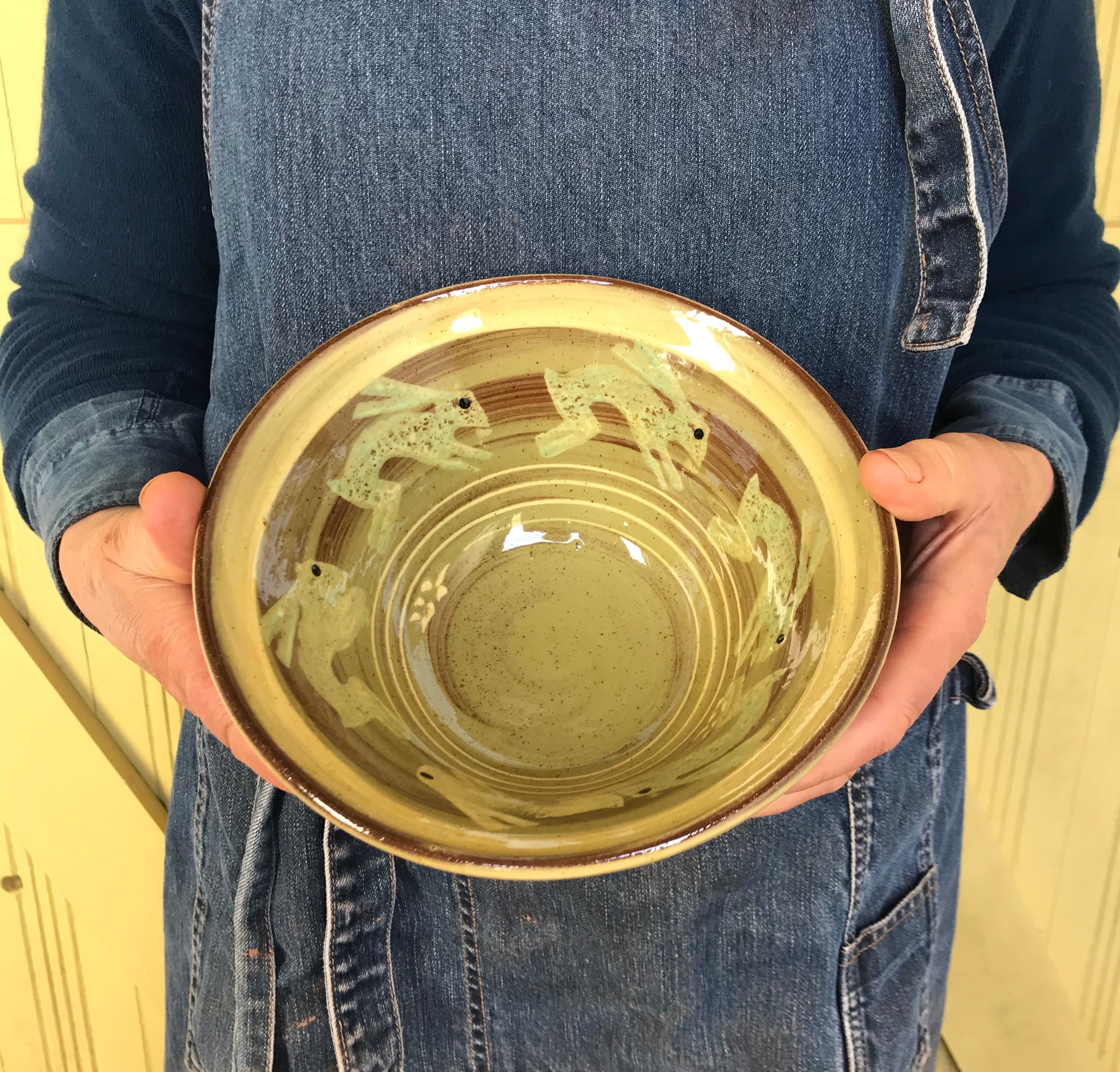 Pale Green Hare Bowl