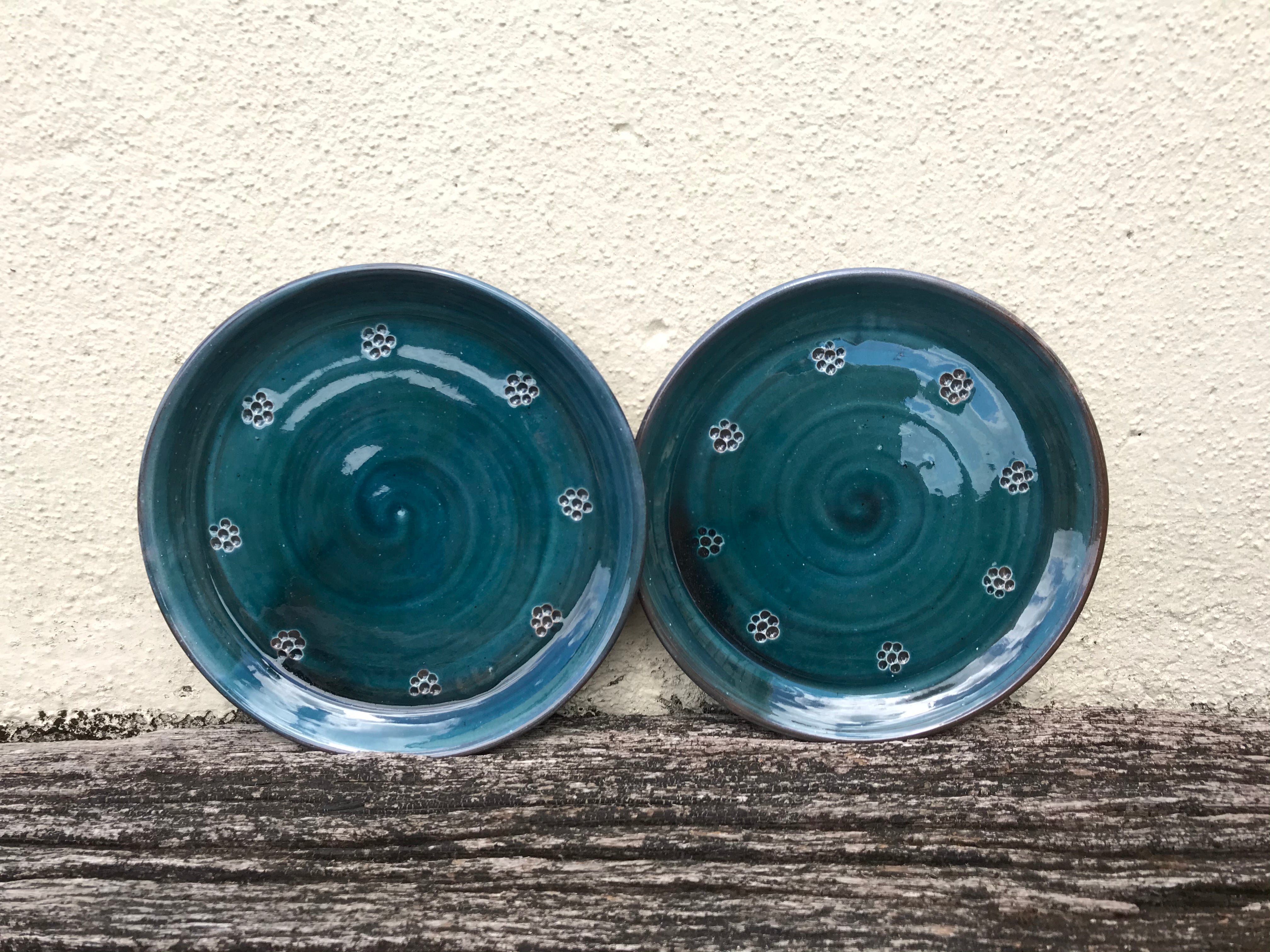 Plate with Blackberry Stamp
