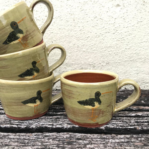 Pale Green Oystercatcher Mug