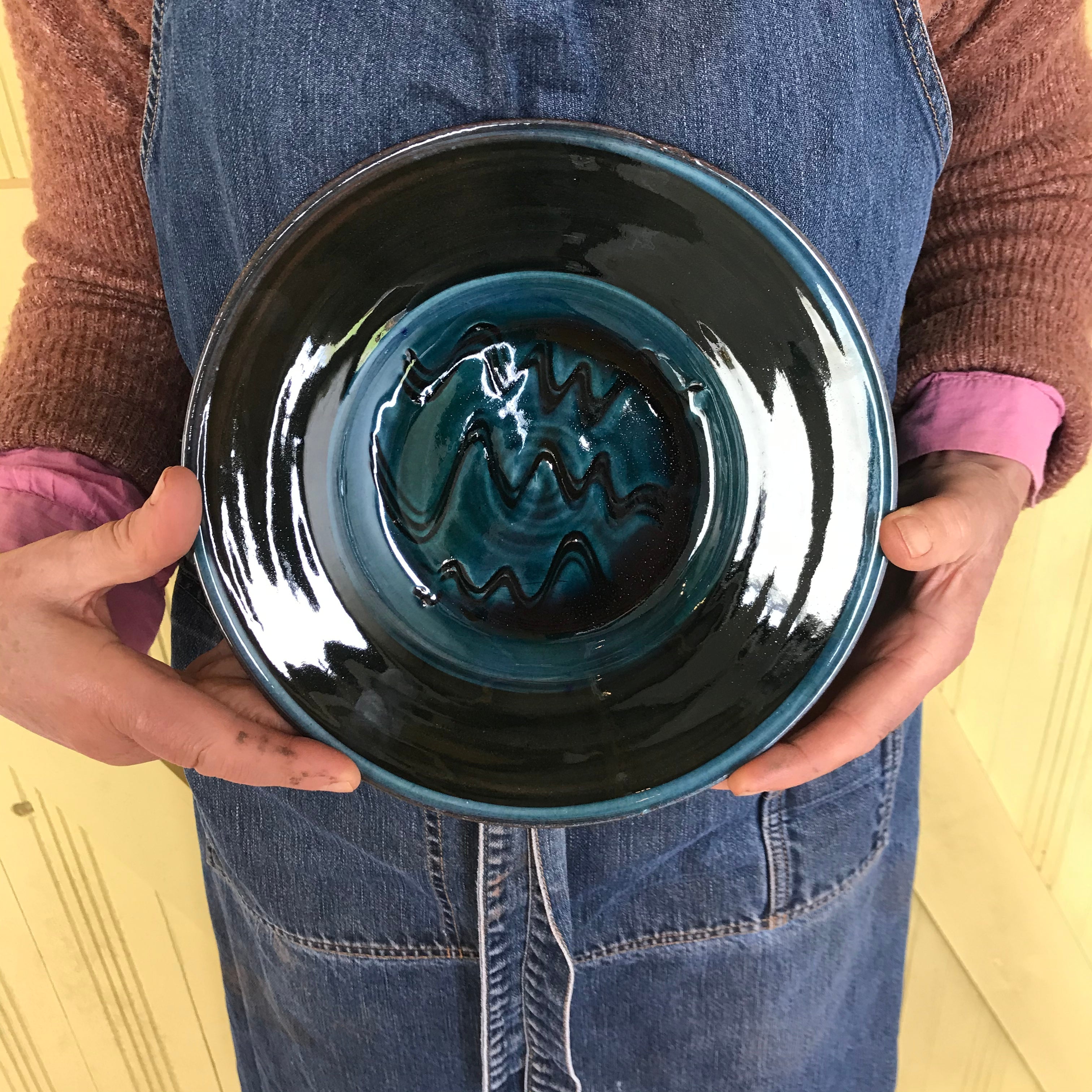Dark Blue Plate