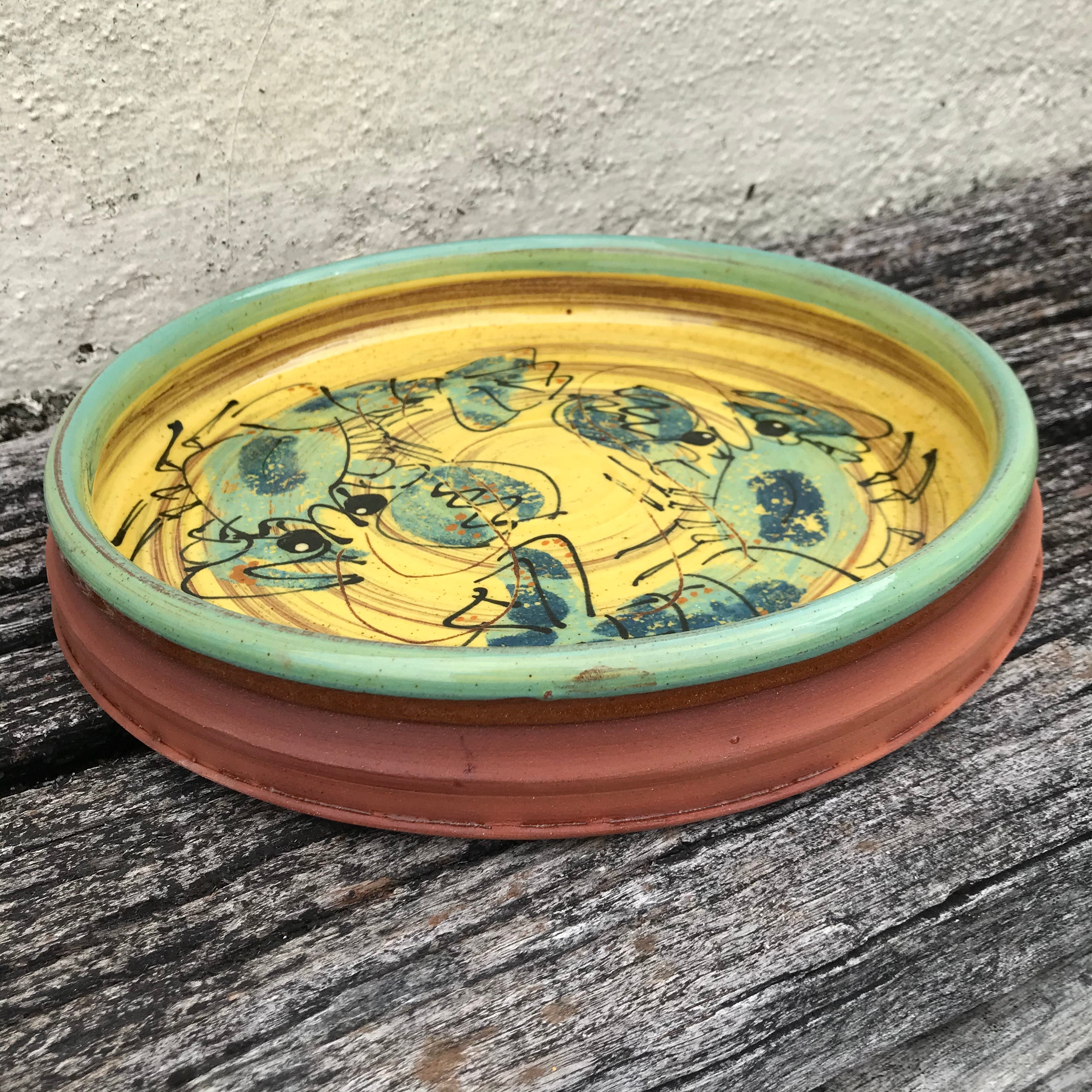 Yellow lobster Dish