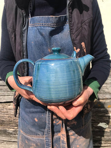 Large Blue Teapot