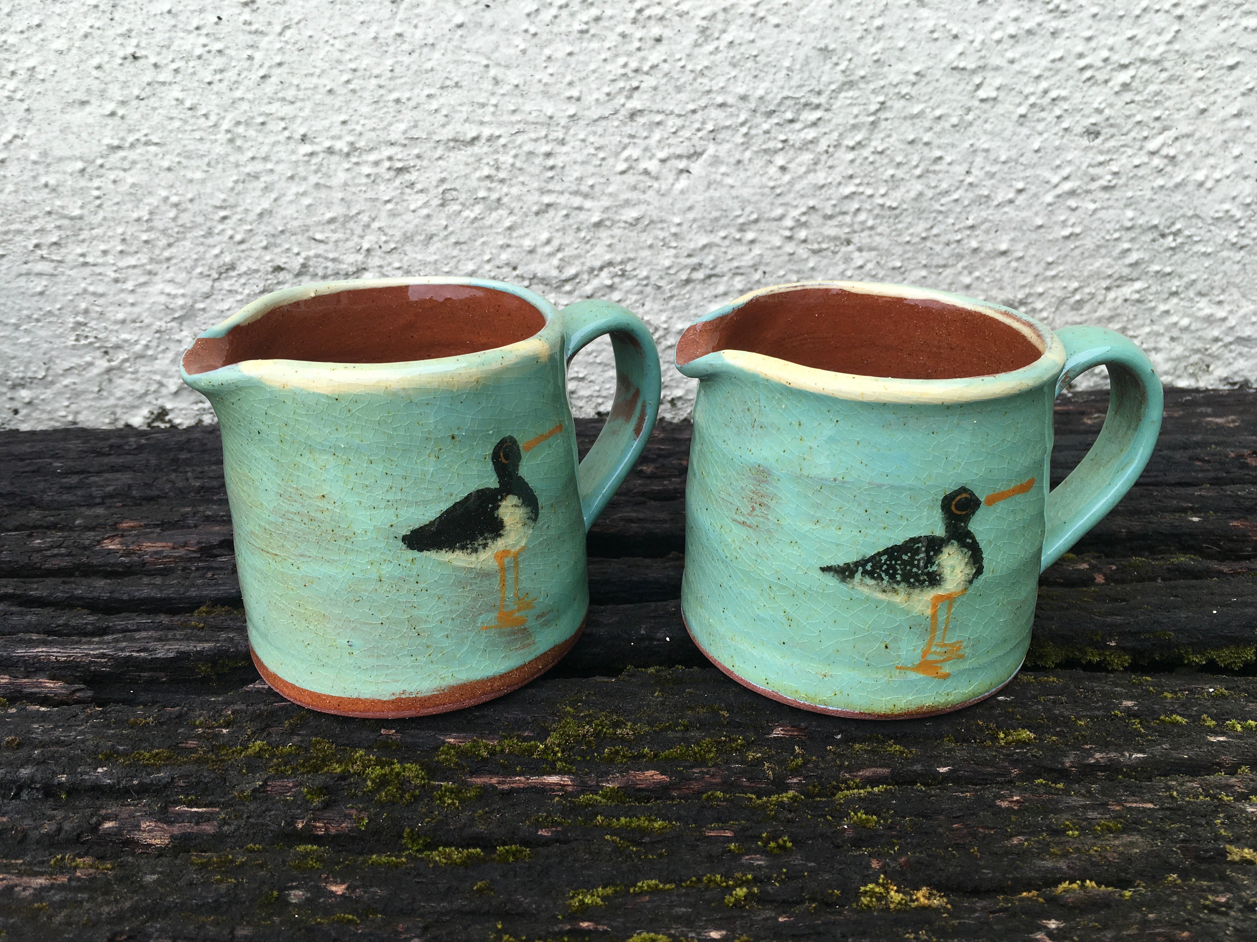 Turquoise Oystercatcher Jug