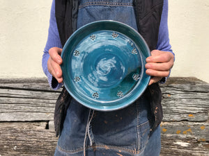 Plate with Blackberry Stamp