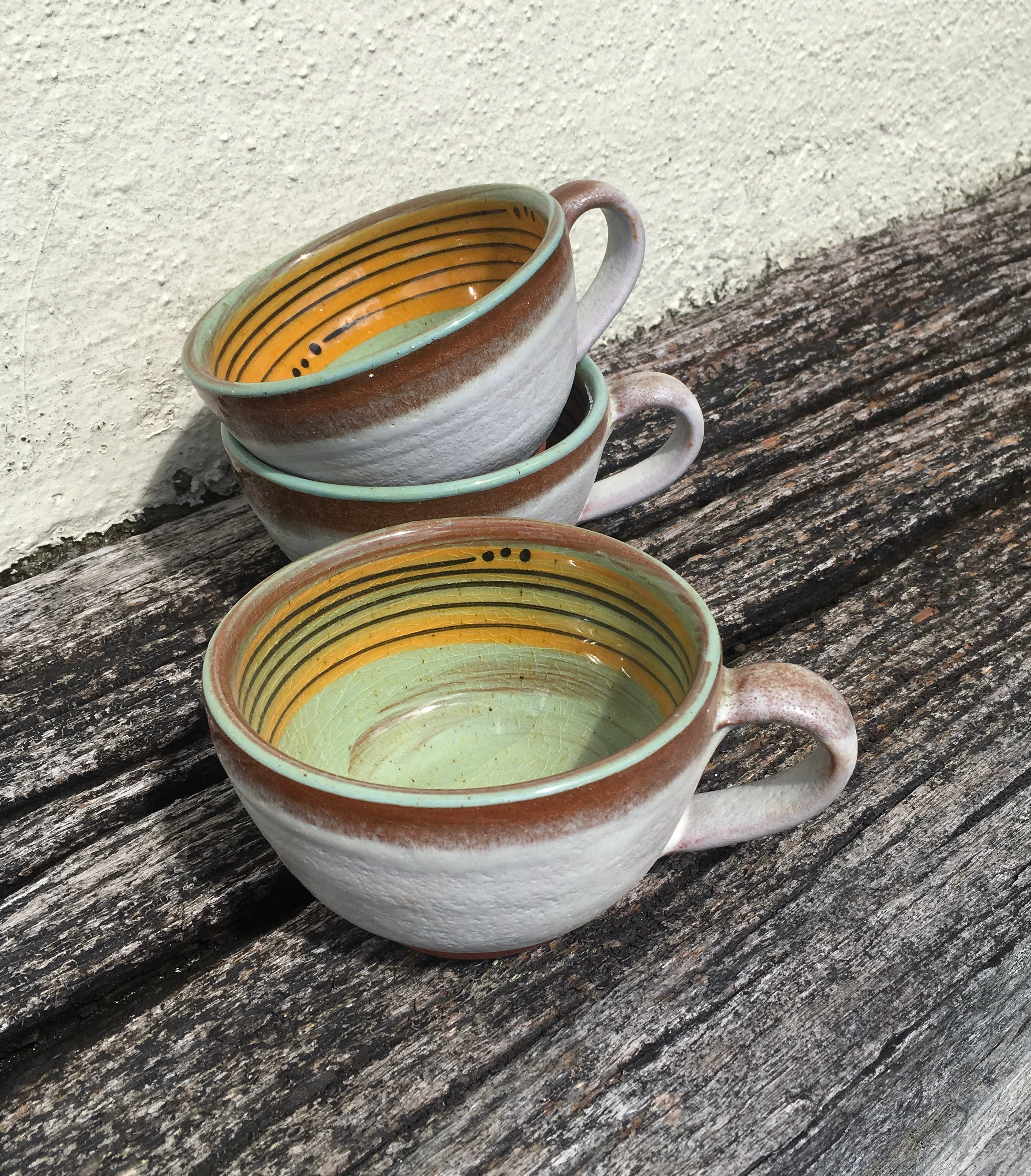 Striped Mugs