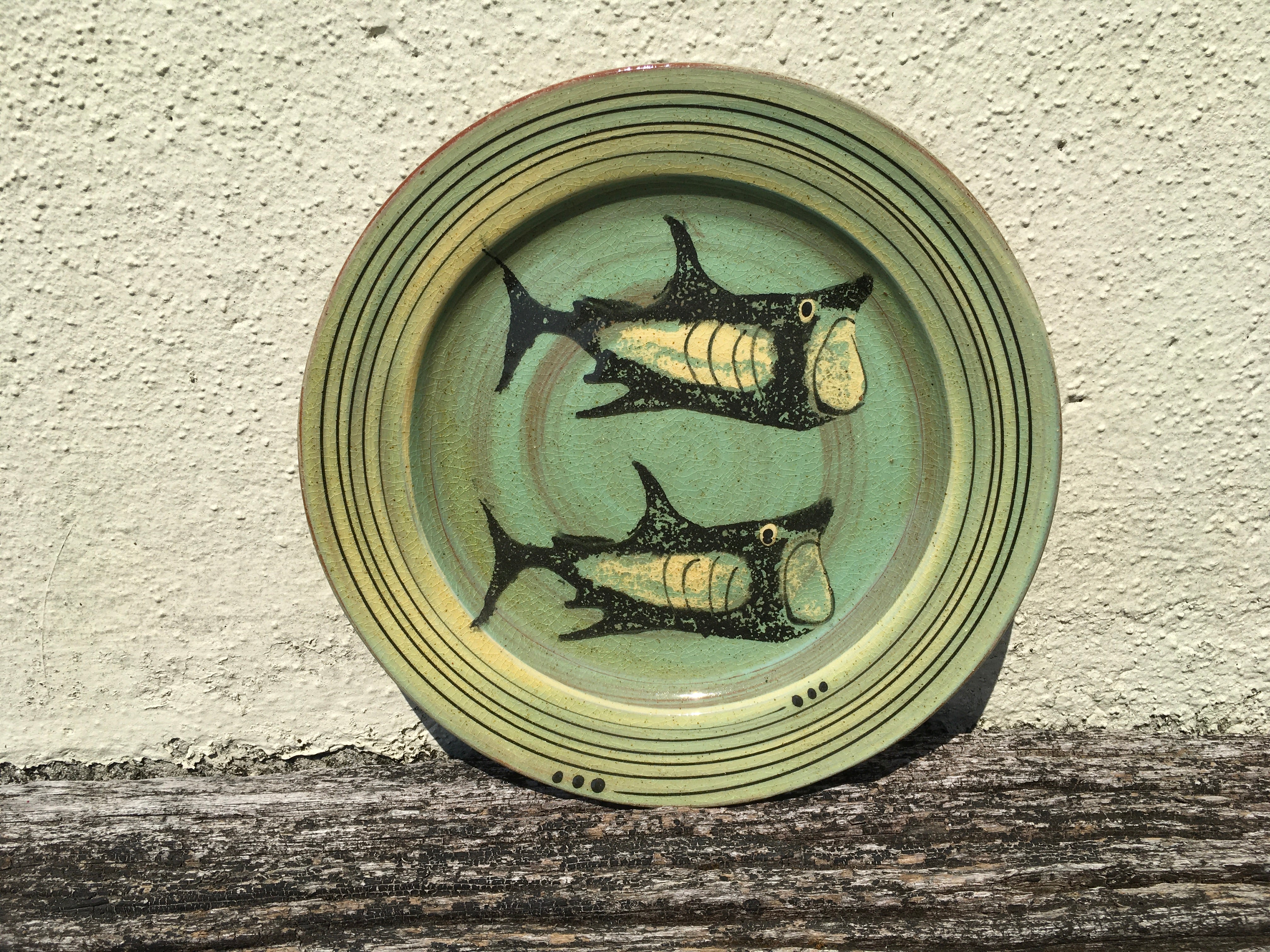 Turquoise Basking Shark Plate