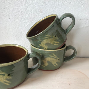 Steely Grey Hare Mug