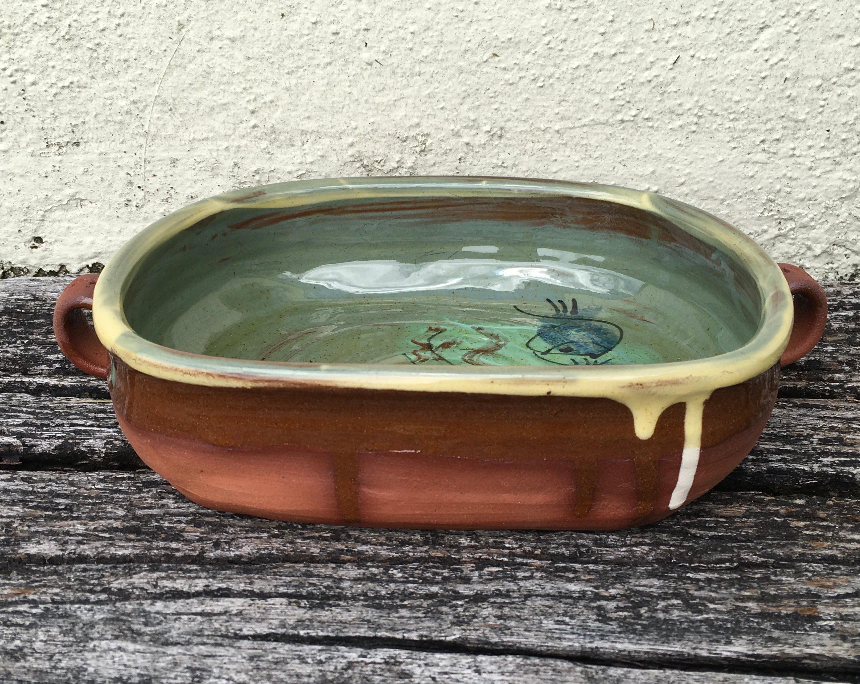 Rectangular Skerryvore Bowl with Handles
