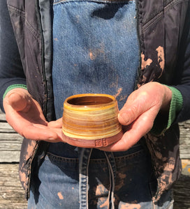 Striped Pot