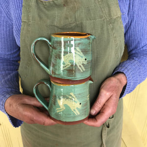 Turquoise Hare Jug