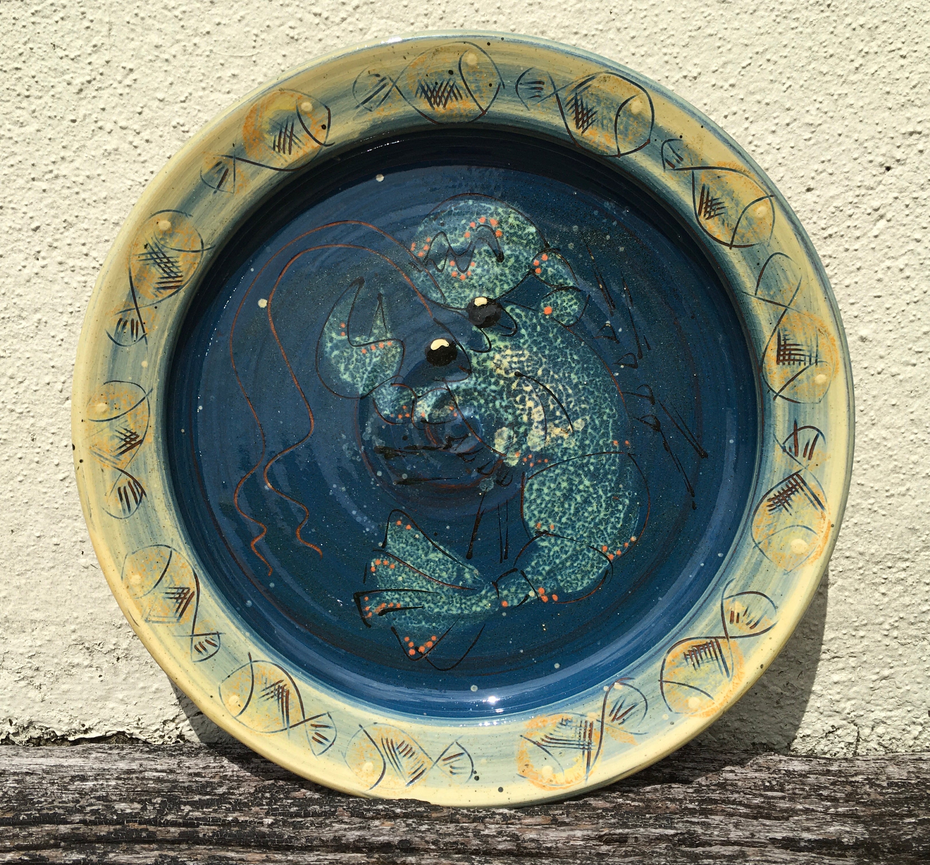 Dark Blue Lobster Platter