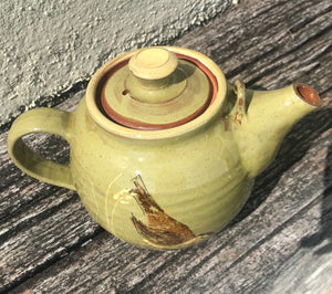 Pale Green Song Thrush Teapot