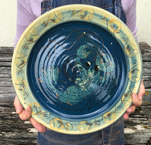 Dark Blue Lobster Platter