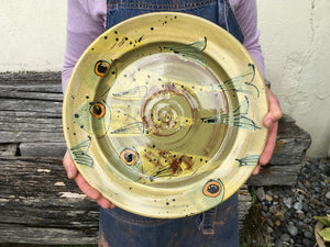 Large Platter with Fish