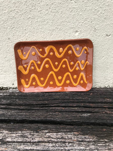 Tray with Yellow Glaze
