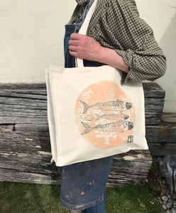Mackerel Canvas Bag