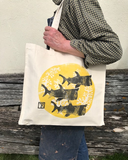 Basking Shark Canvas Bag