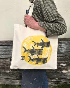 Basking Shark Canvas Bag