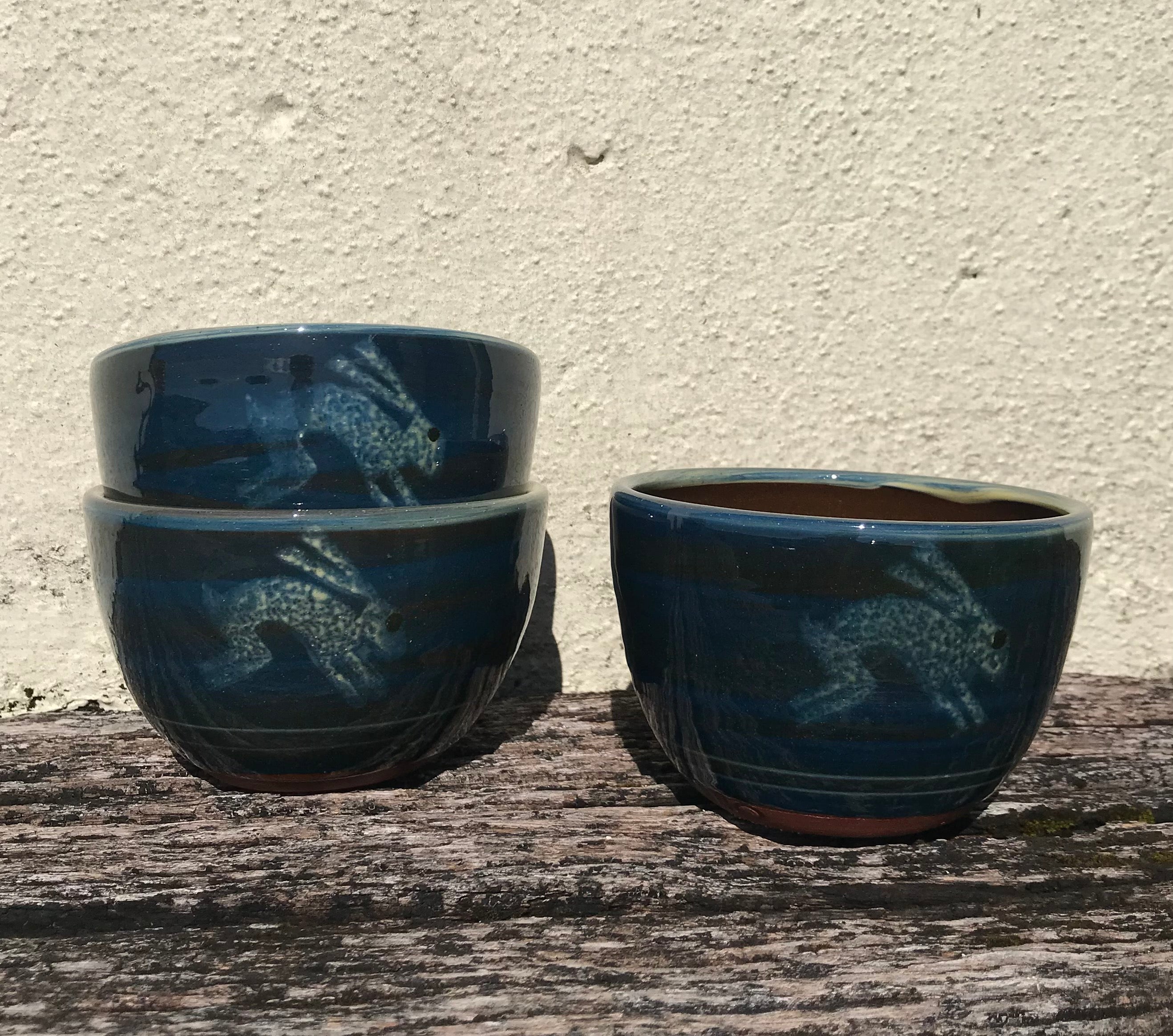 Dark Blue Hare Bowl