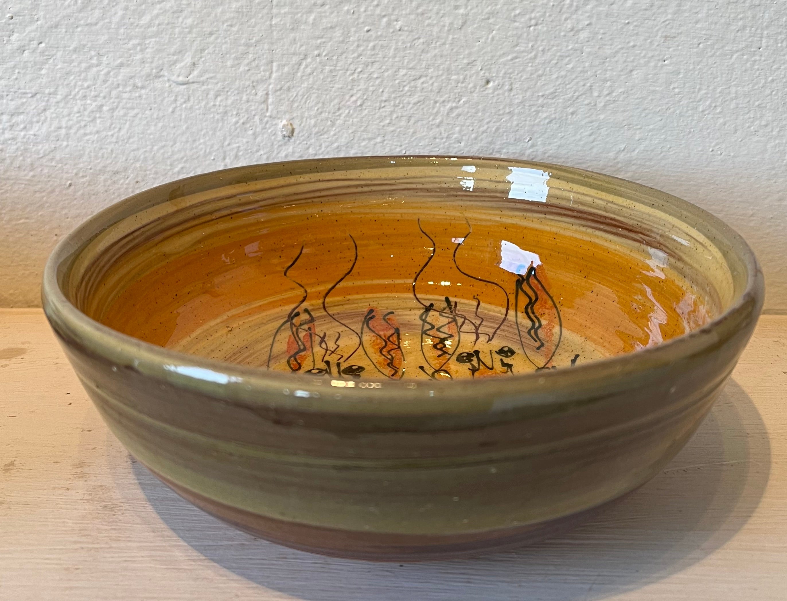 Orange and cream langoustine Bowl