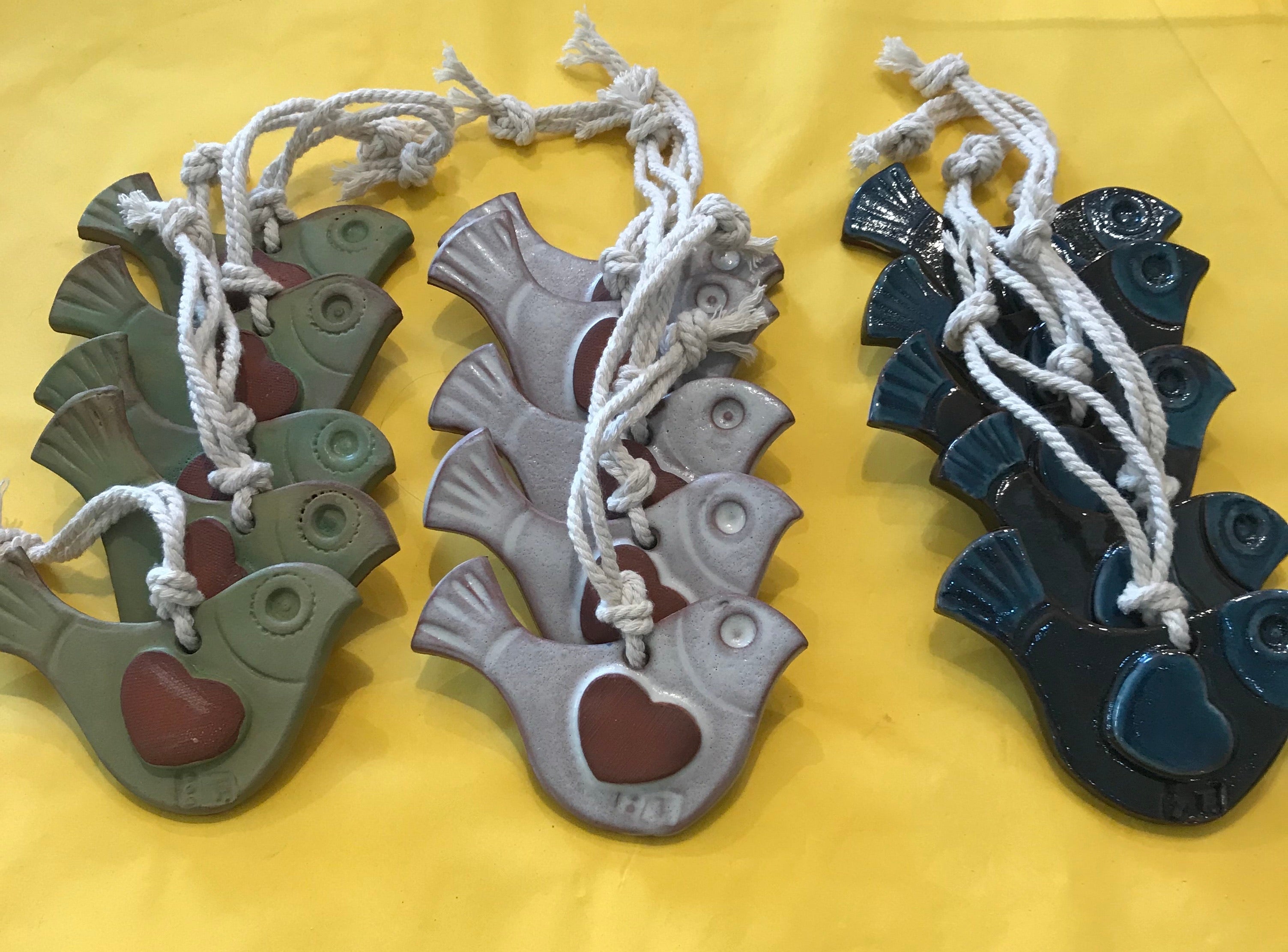 Bird Hanger in Blue
