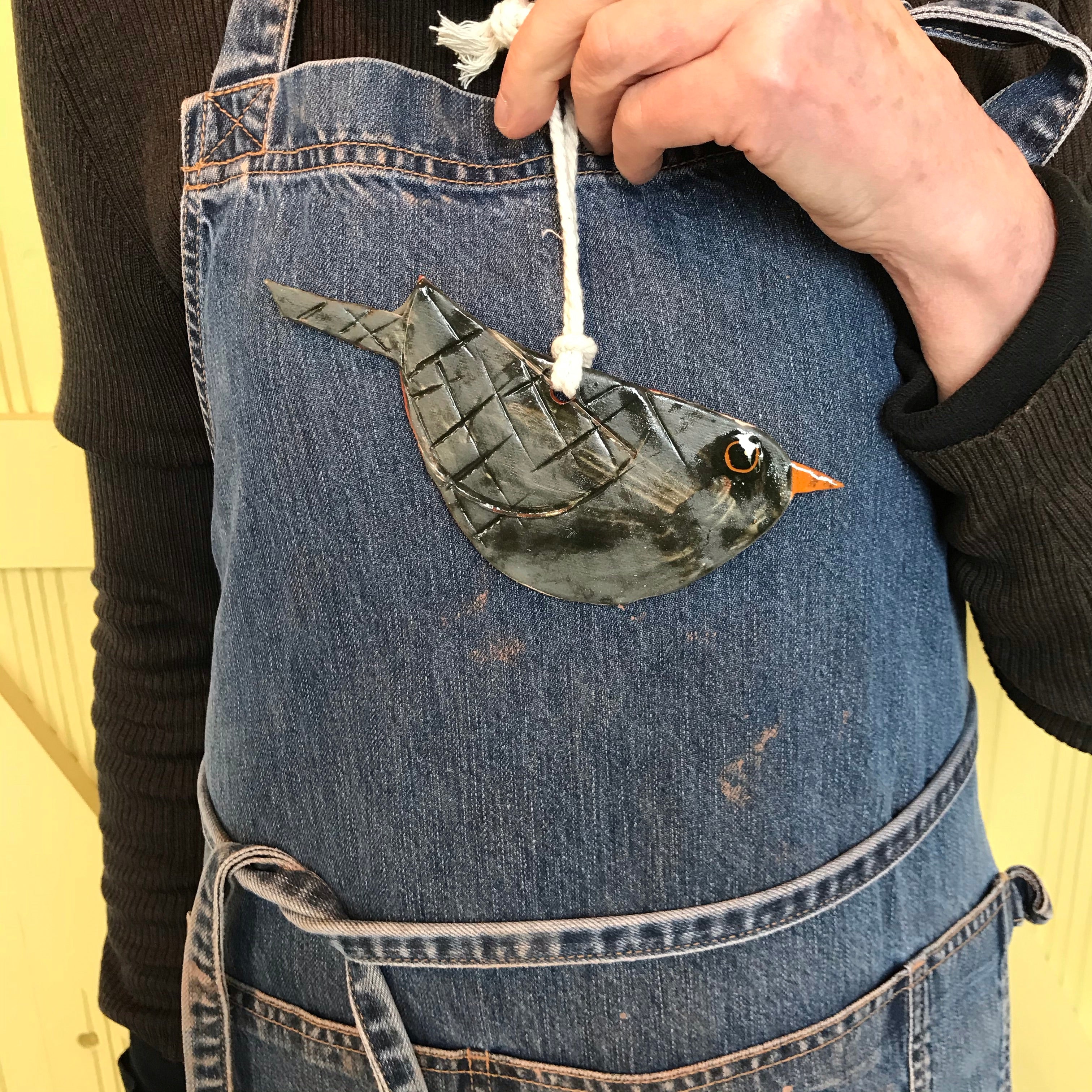 Matt Black Bird