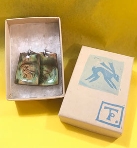 Green Hare Earrings
