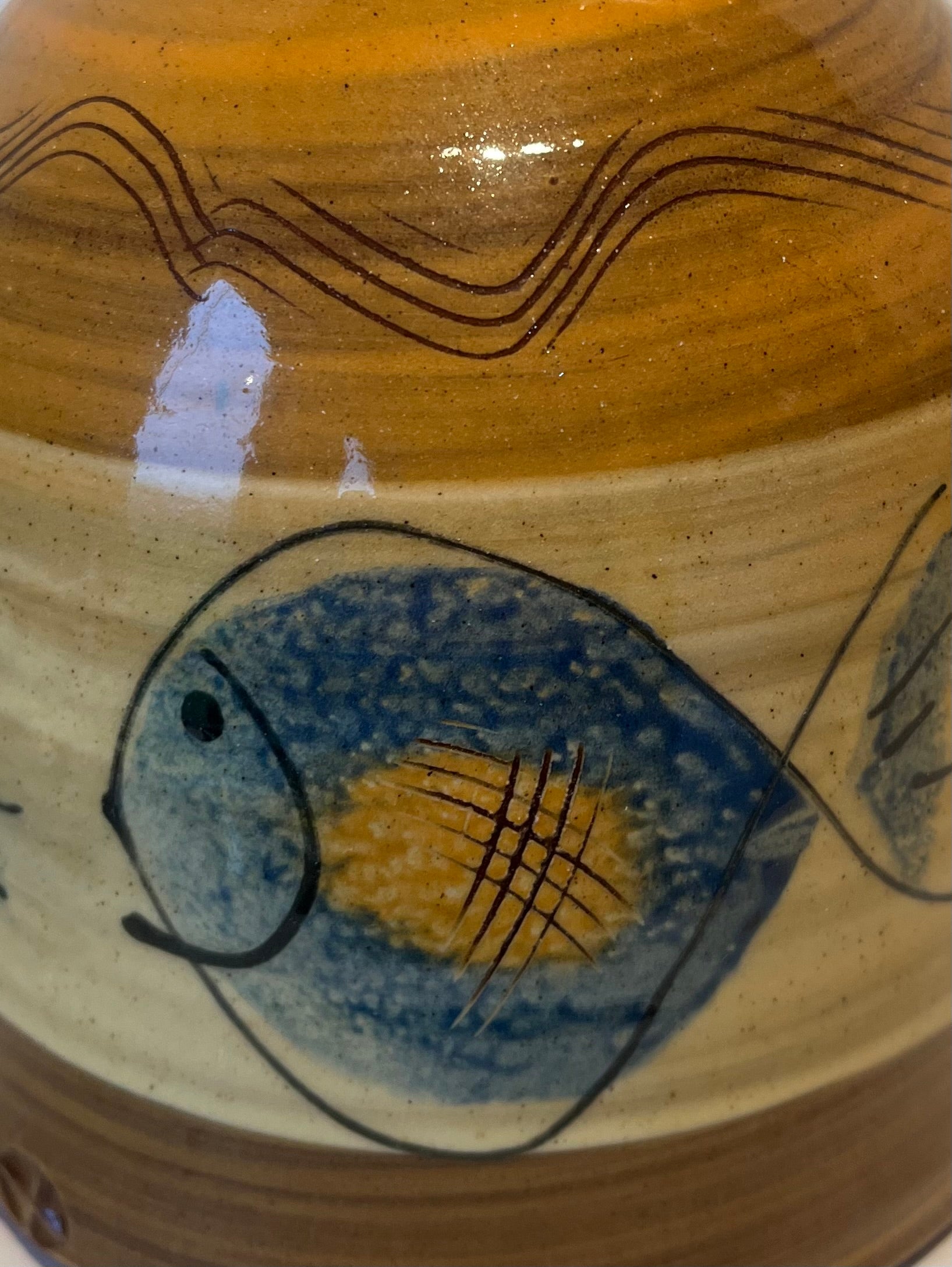 Orange Fat Fish Lampbase
