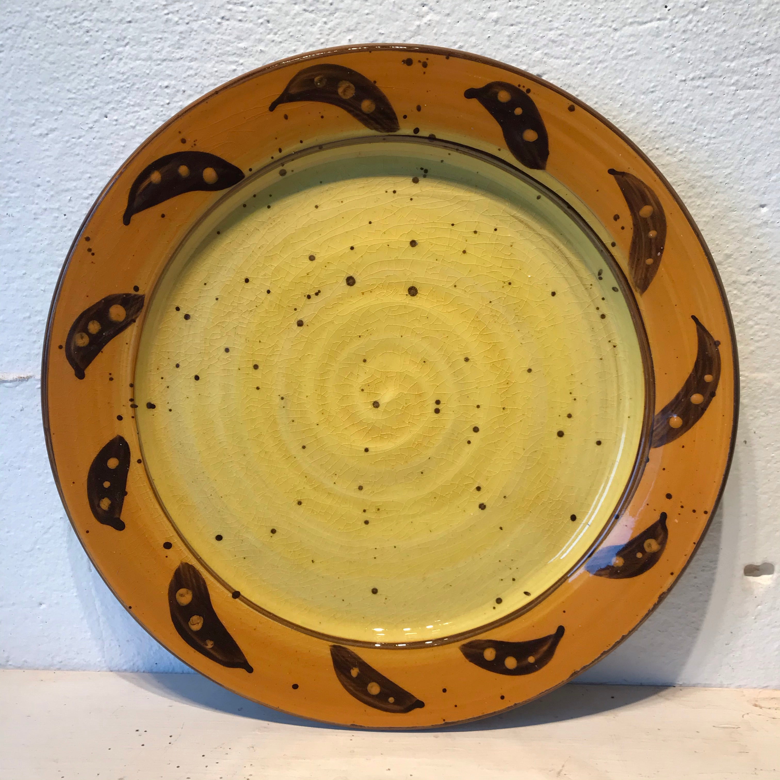 Yellow and Orange Platter
