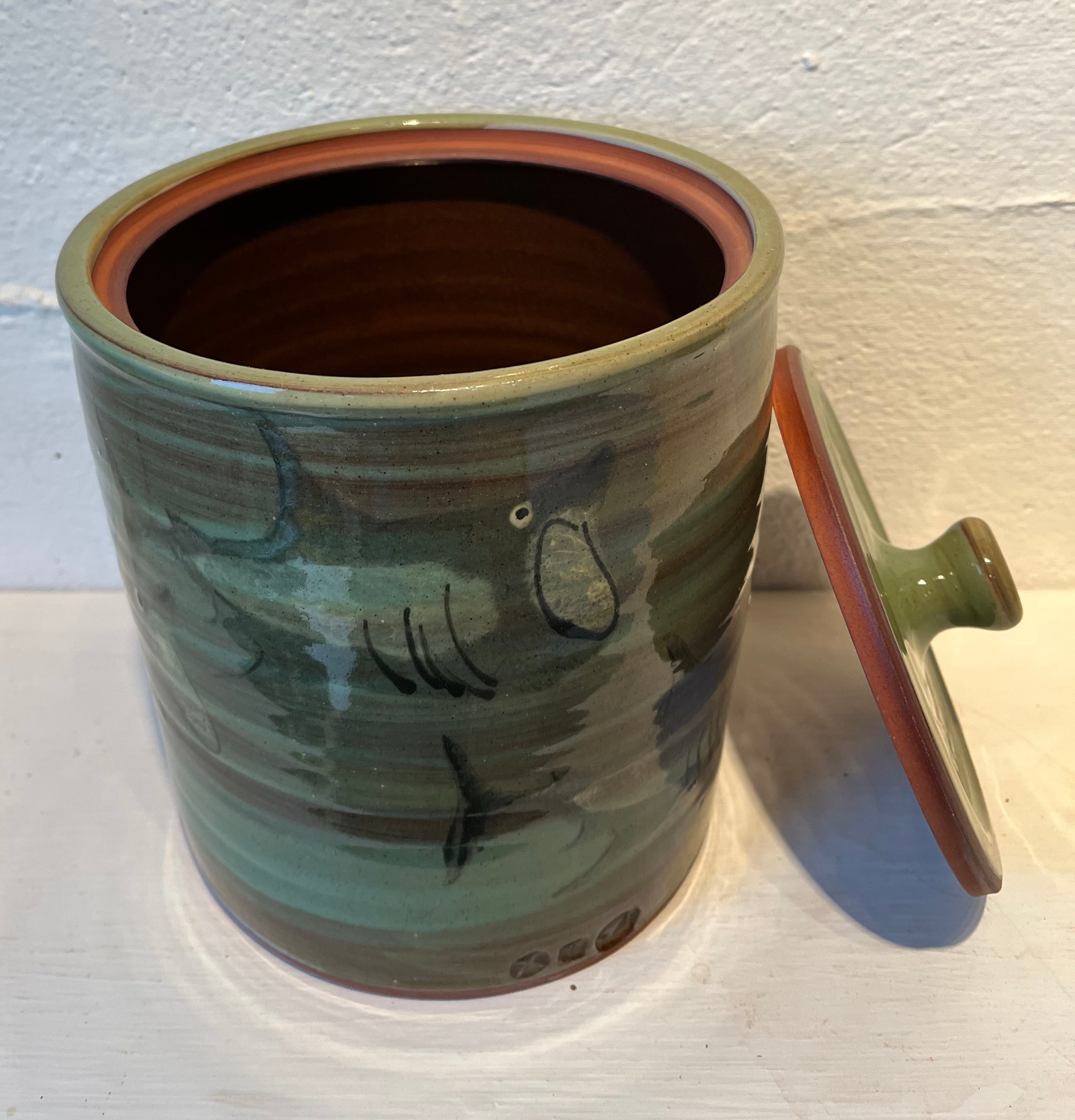 Basking Shark Lidded Pot
