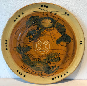 Orange Lobster Plate