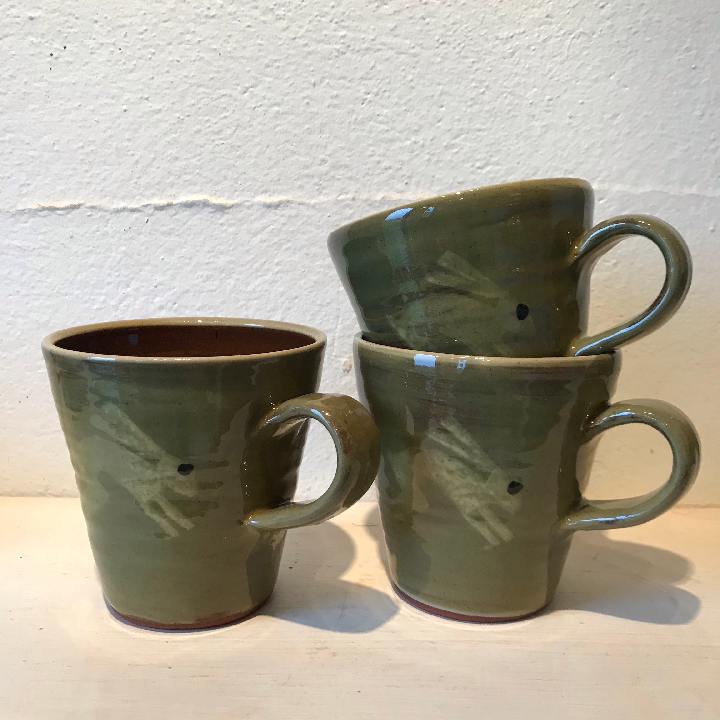 Pale Green Hare Mug