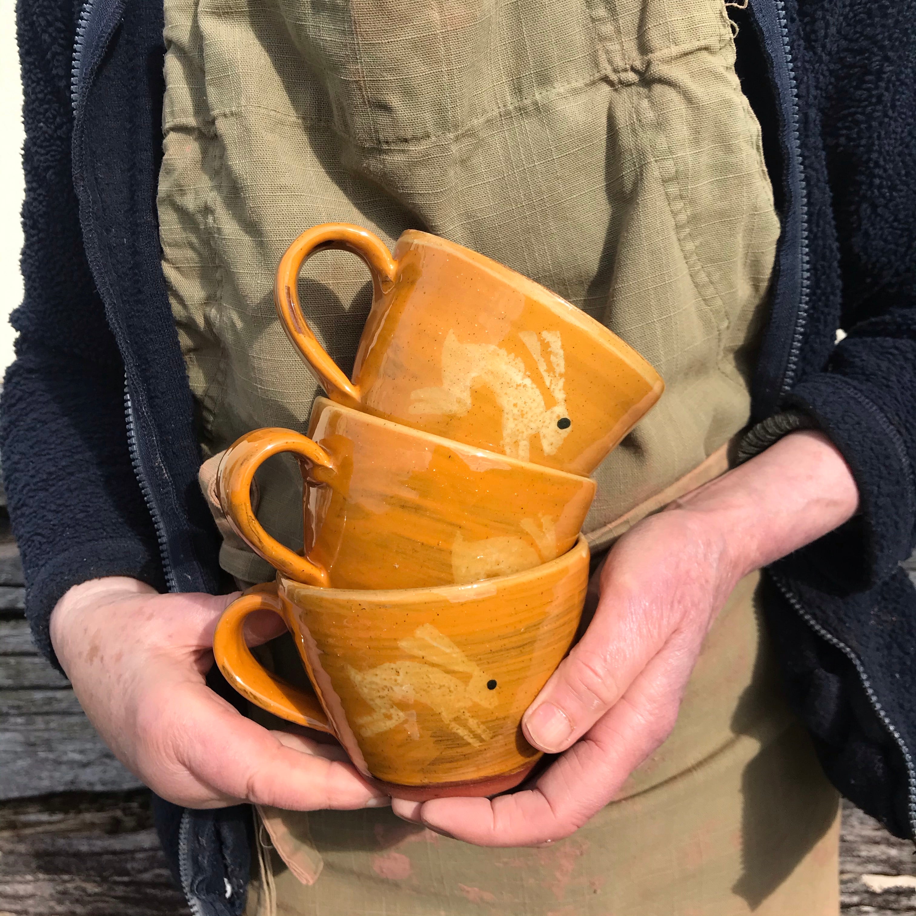 Orange Hare Mug