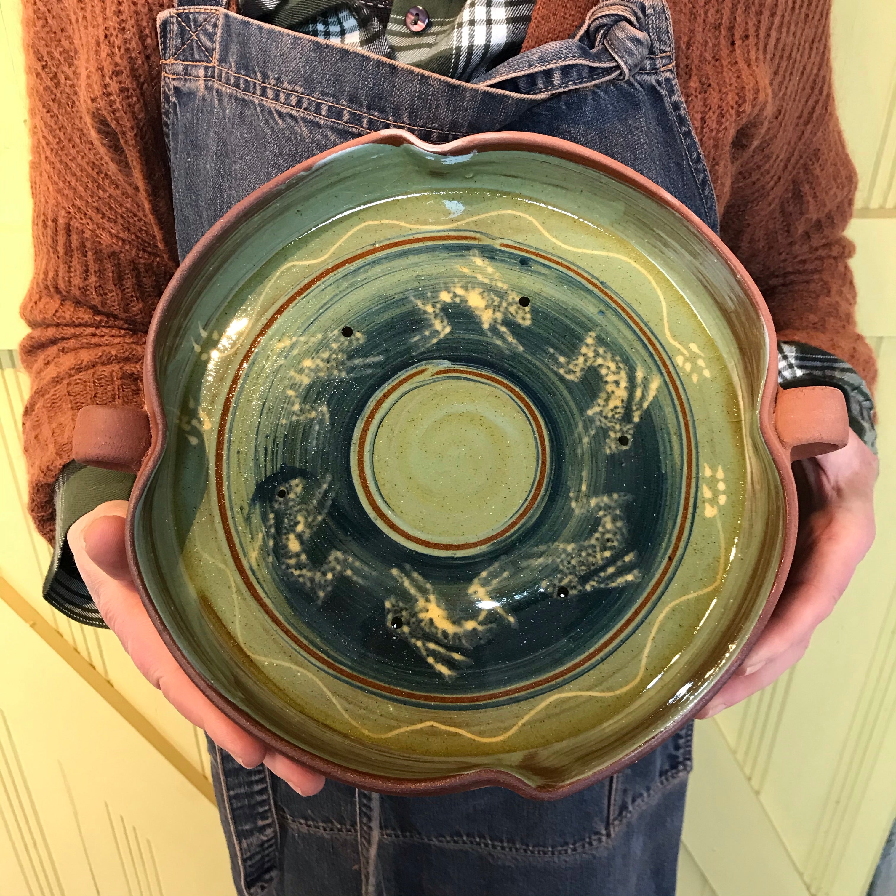 Dark Blue Hare Platter